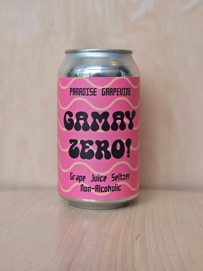Paradise Grapevine - Gamay Zero (Non-Alc Grape Juice Seltzer) / 355mL