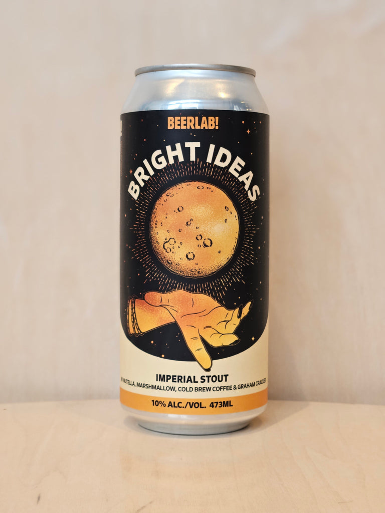 Beerlab! - Bright Ideas (Imperial Stout w/ Nutella, Marshmallow, Cold Brew, & Graham Cracker) / 473mL