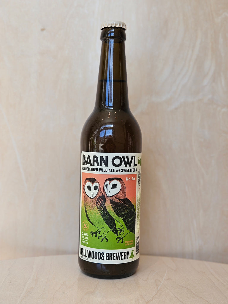 Bellwoods - Barn Owl 26 (Foeder Aged Wild Ale w/ Sweetfern) / 500mL