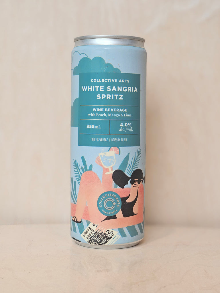 Collective Arts - White Sangria Spritz (Sparkling Wine Beverage w/ Peach, Mango, & Lime) / 355mL