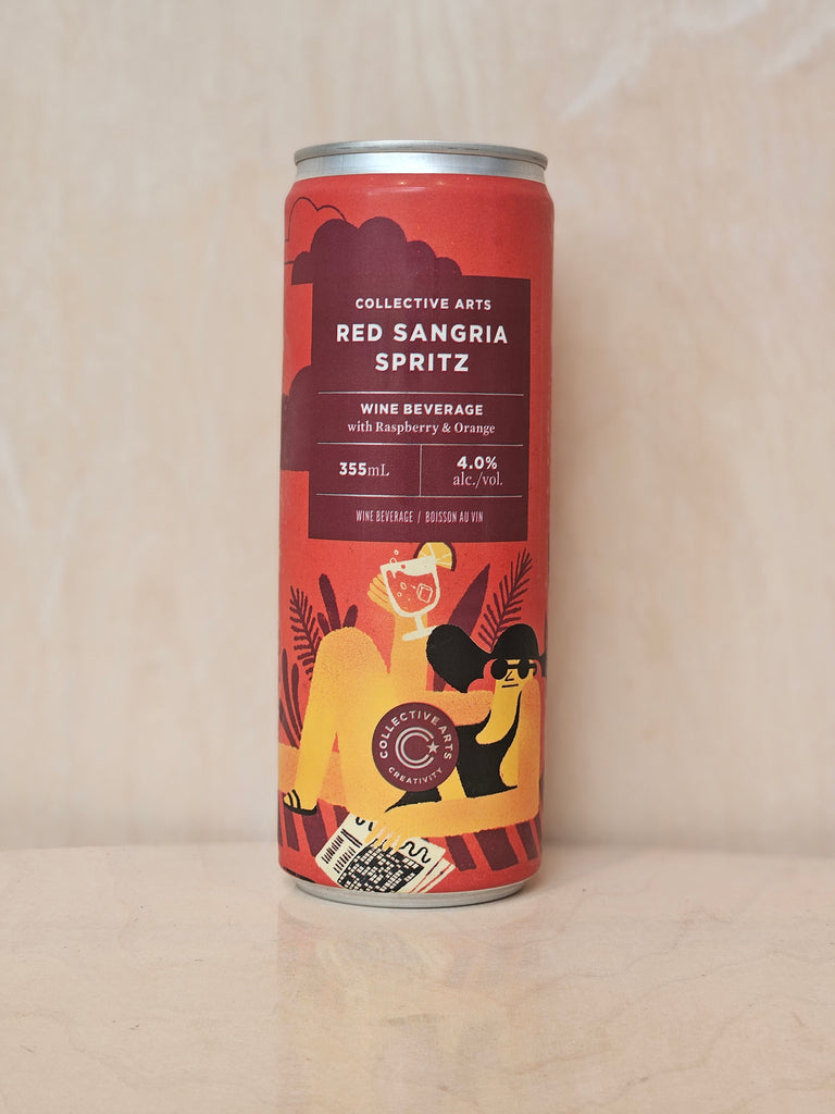 Collective Arts - Red Sangria Spritz (Sparkling Wine Beverage w/ Raspberry & Orange) / 355mL