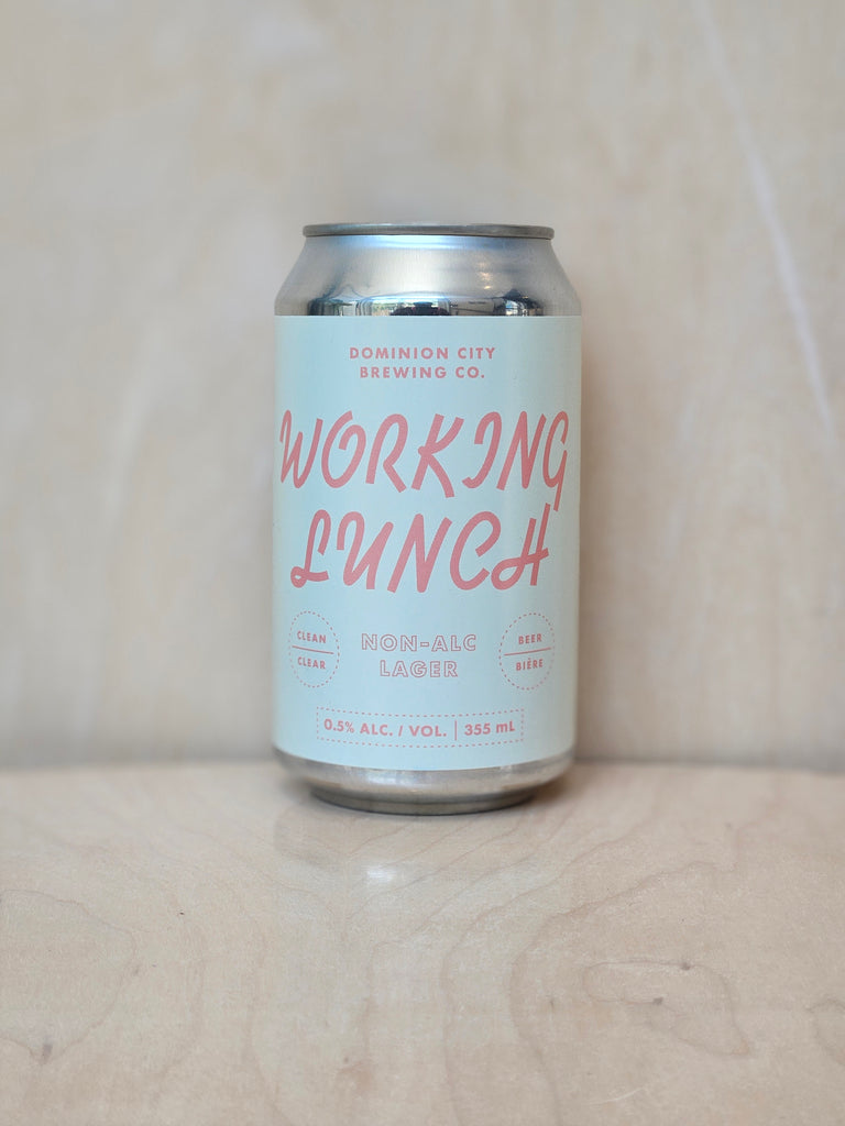 Dominion City - Working Lunch (Non - Alc Lager) / 355mL