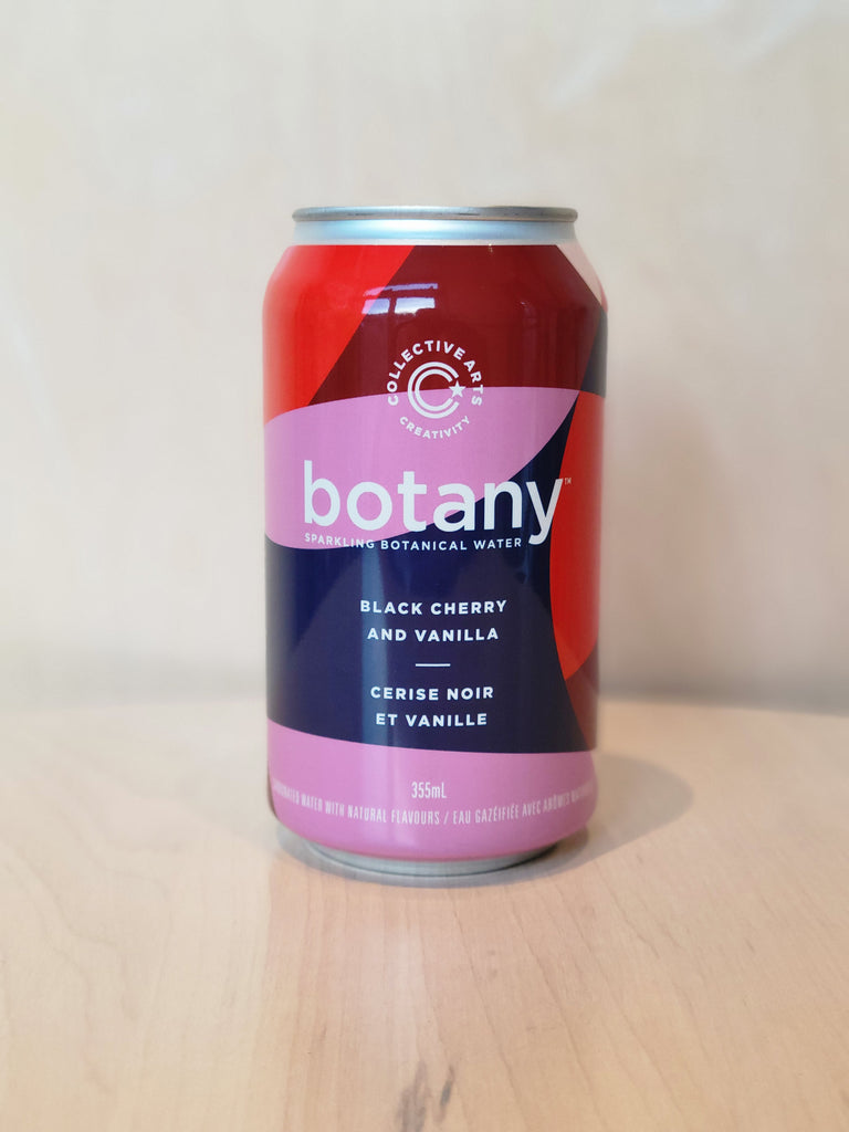 Collective Arts - Botany: Black Cherry & Vanilla (Flavoured Sparkling Water) / 355mL
