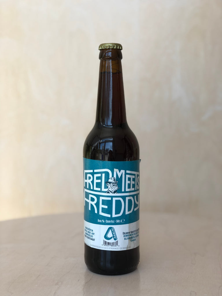Brouwerij Alvinne x Hair of the Dog - Fred Meets Freddy (Oak Aged Blended Dark Sour) / 500mL