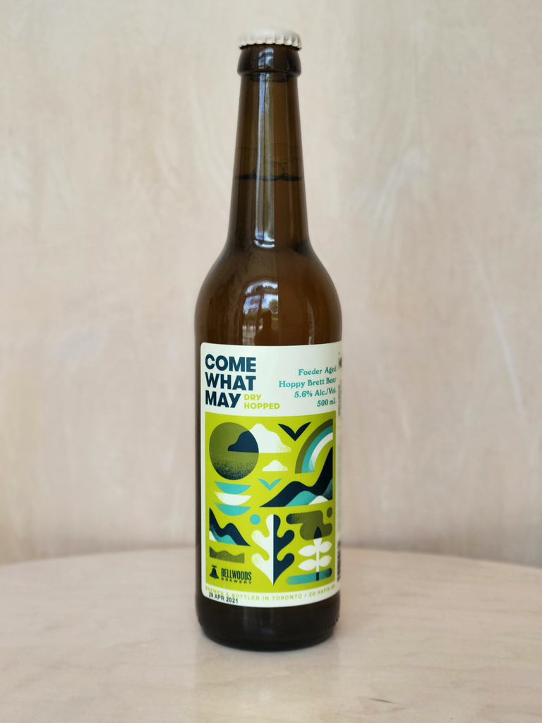 Bellwoods - Dry Hopped Come What May (Dry Hopped Barrel Aged Hoppy Brett Beer) / 500mL