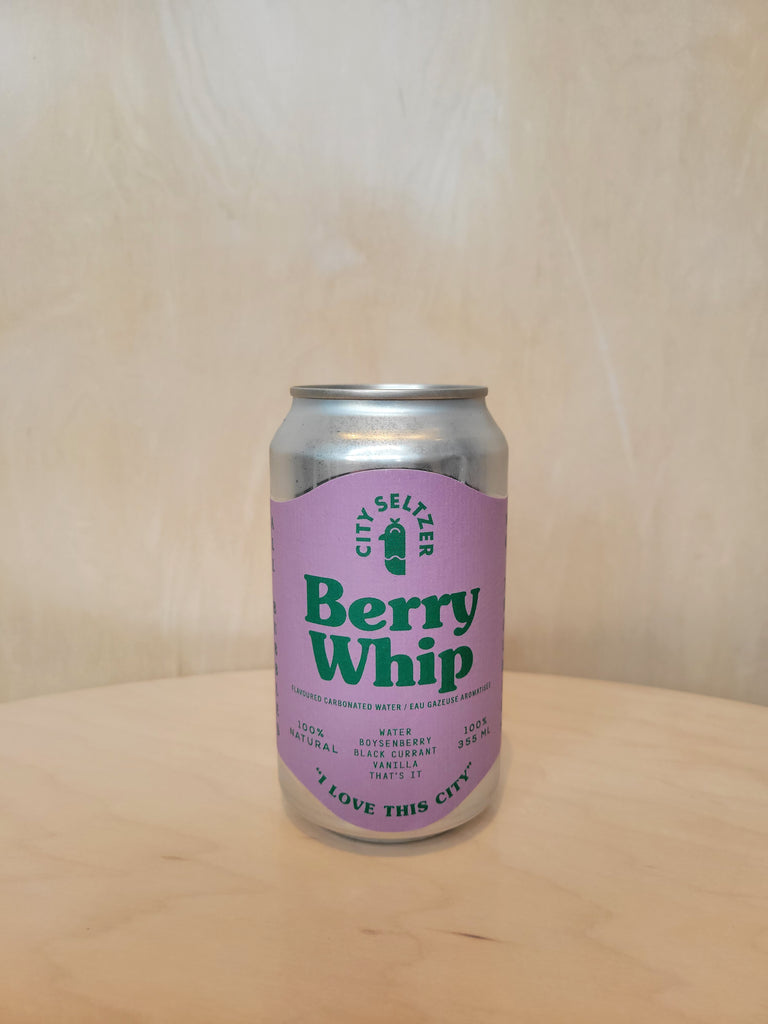 City Seltzer - Berry Whip (Flavoured Carbonated Water) / 355mL
